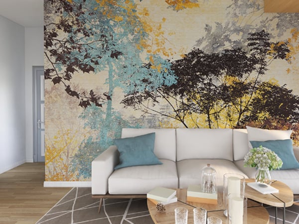 Colorful Abstract Wall Mural
