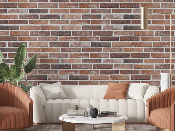 Old Dirty Red Brick Wallpaper For Walls
